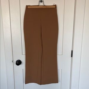 Wilfred Wide-Leg High-Rise Pants in Warm Chestnut